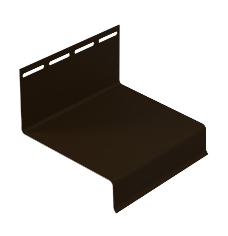 Отлив для сайдинга Деке 100 мм, STANDARD/PREMIUM, Шоколад