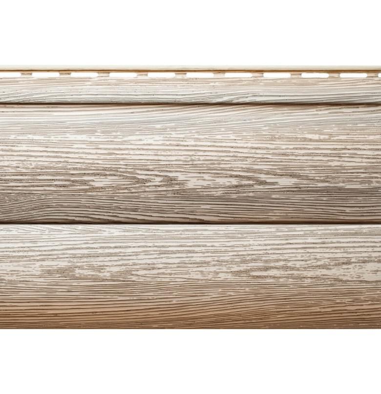 Сайдинг Tecos LUX Блок Хаус Алтайская берёза